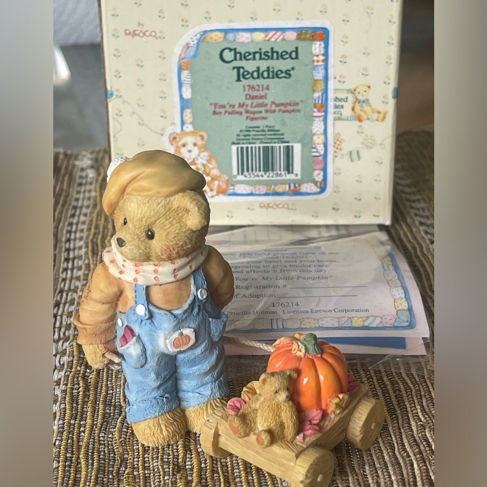 Cherished Teddies Halloween Daniel You’re my little pumpkin